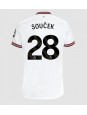 West Ham United Tomas Soucek #28 Vieraspaita 2023-24 Lyhythihainen